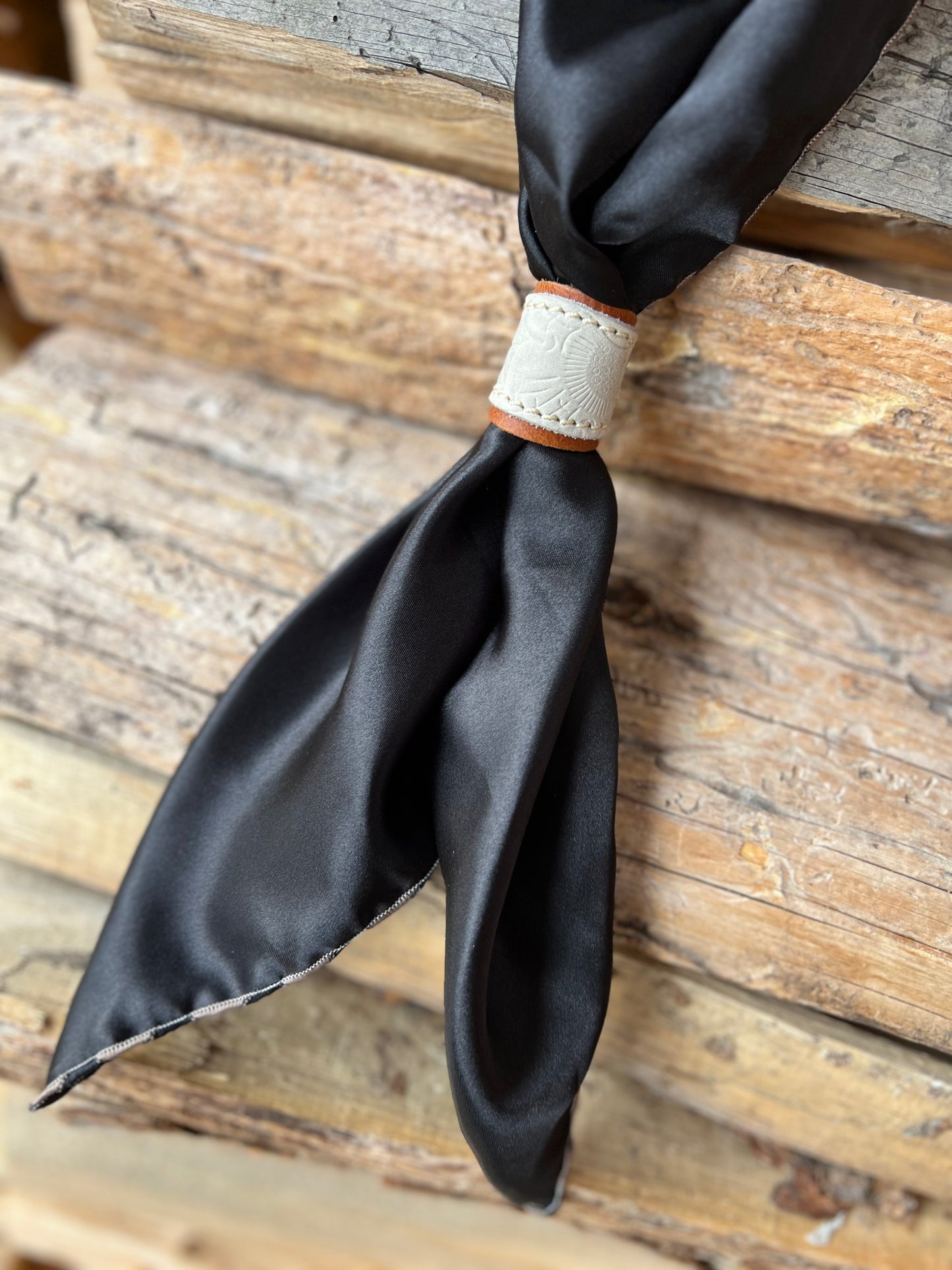 Leather Slide for Wild Rag/Scarf