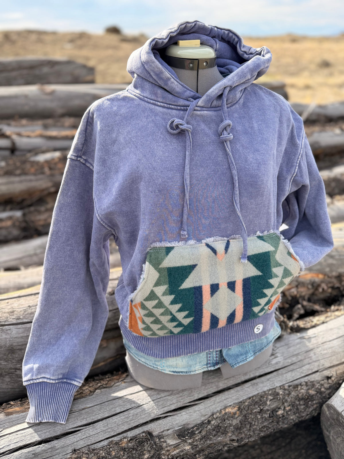 CROP Hoodie Sweatshirt - Small