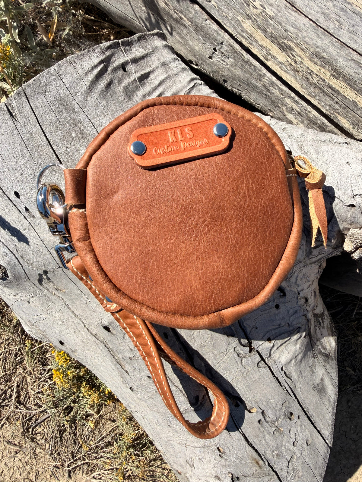 Mini Round Wristlet