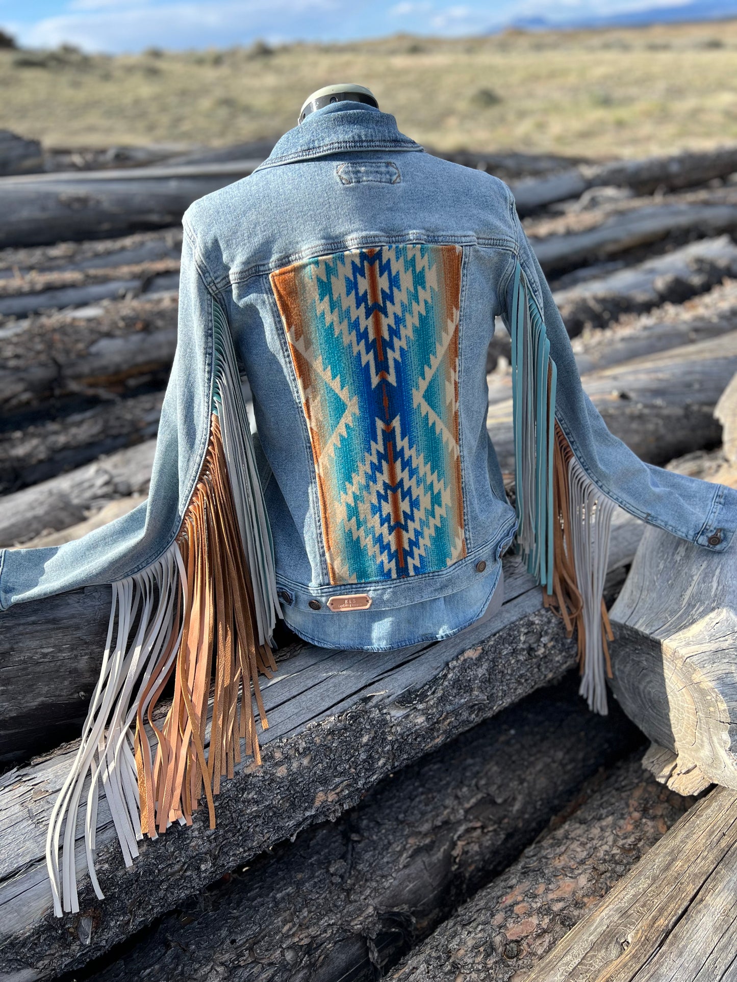Fringe Jacket with Pendleton ~Ladies S/M