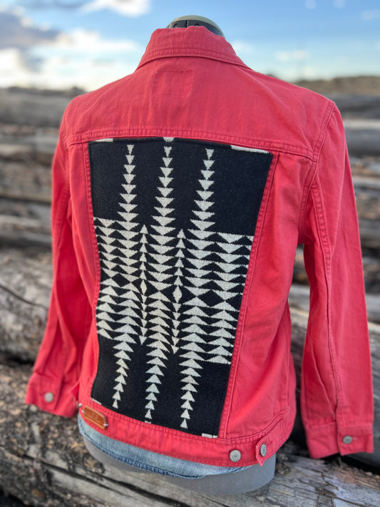 Coral Jacket with Pendleton ~Ladies L