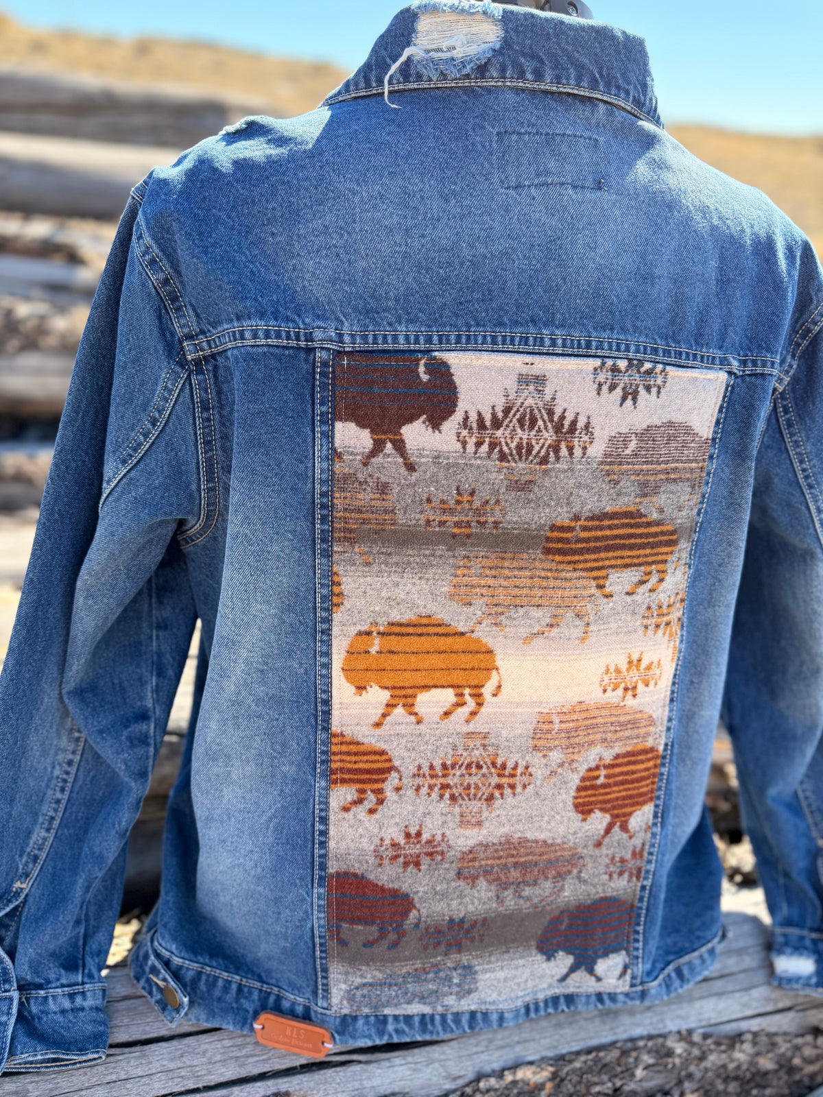 Jean Jacket with Pendleton ~Ladies XL