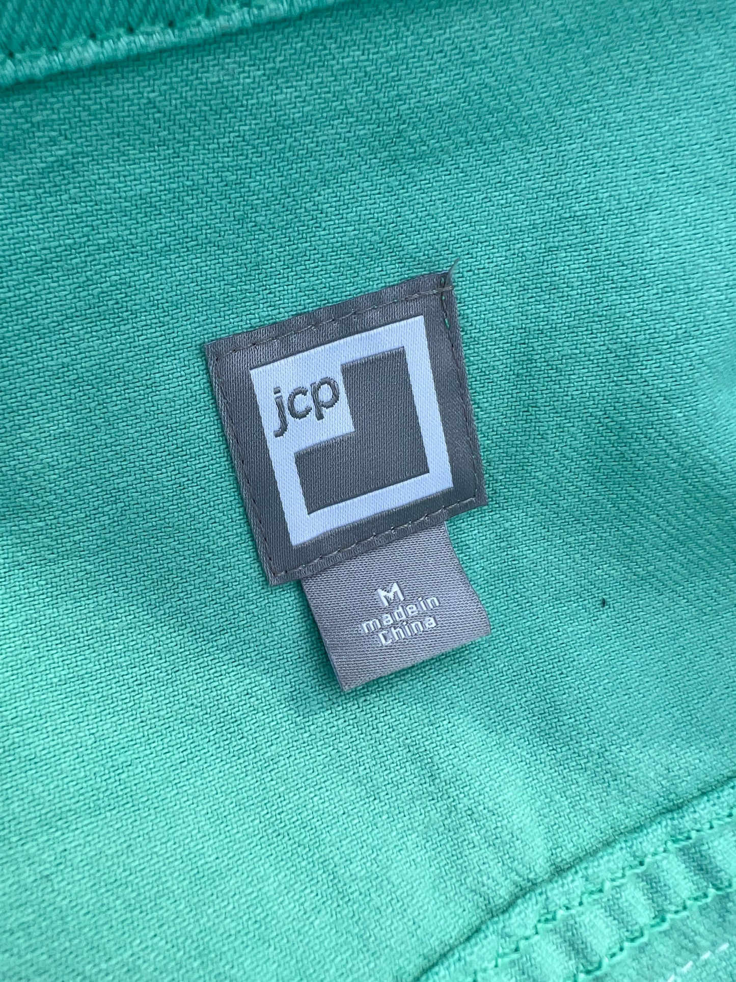 Mint Green Jean Jacket with Pendleton ~Ladies M