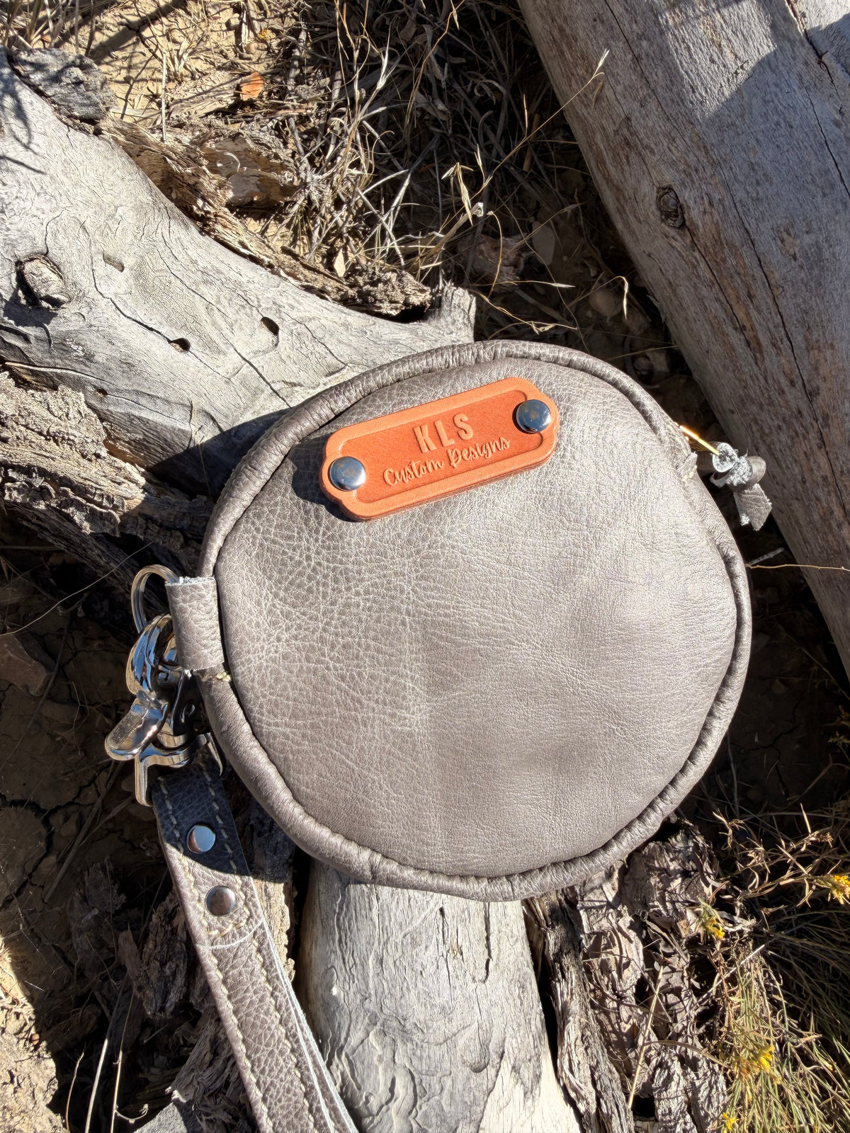 Mini Round Wristlet
