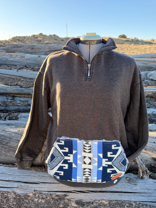 1/4 Zip Sweatshirt - Large