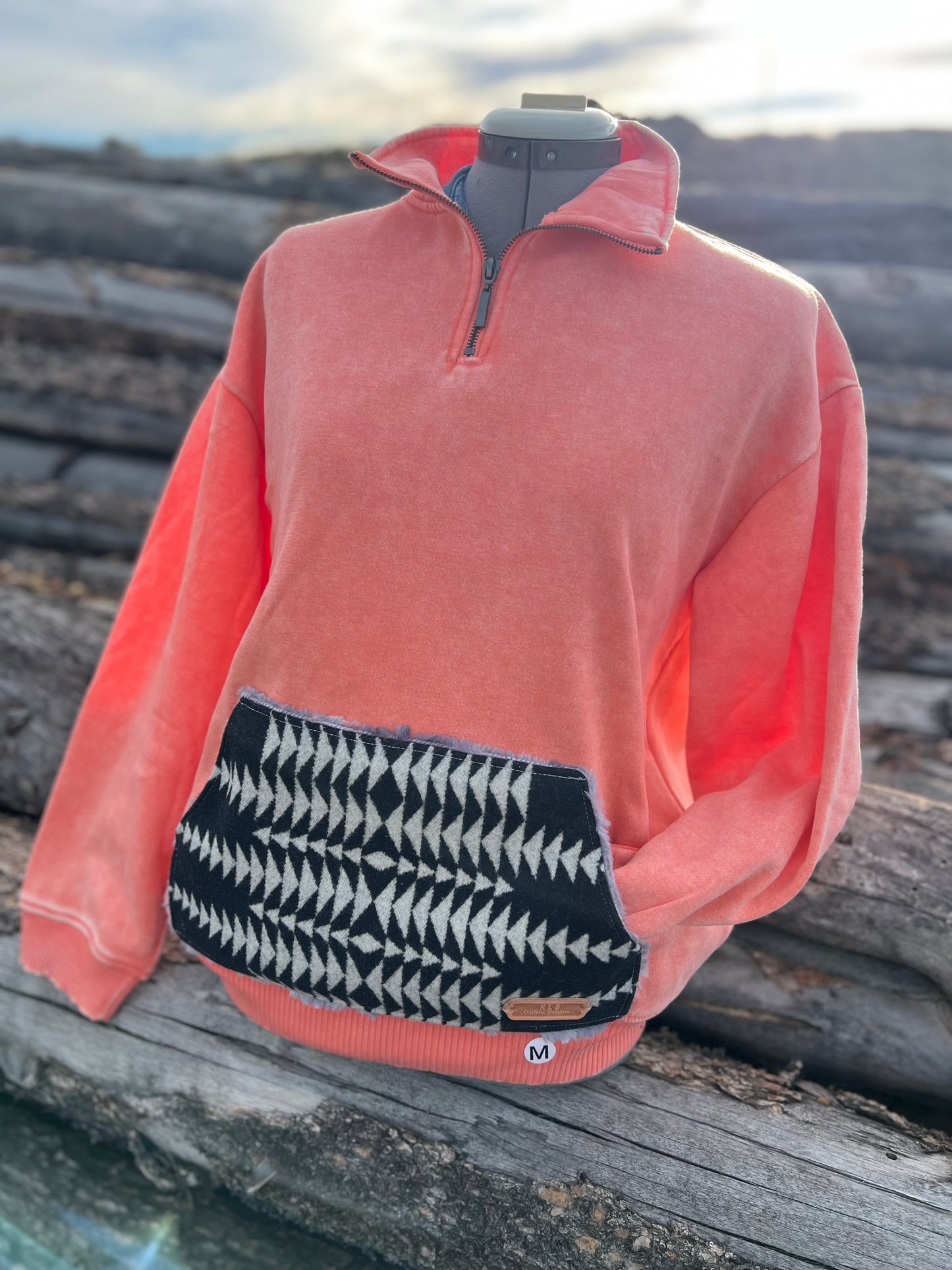 1/4 Zip Sweatshirt - Medium