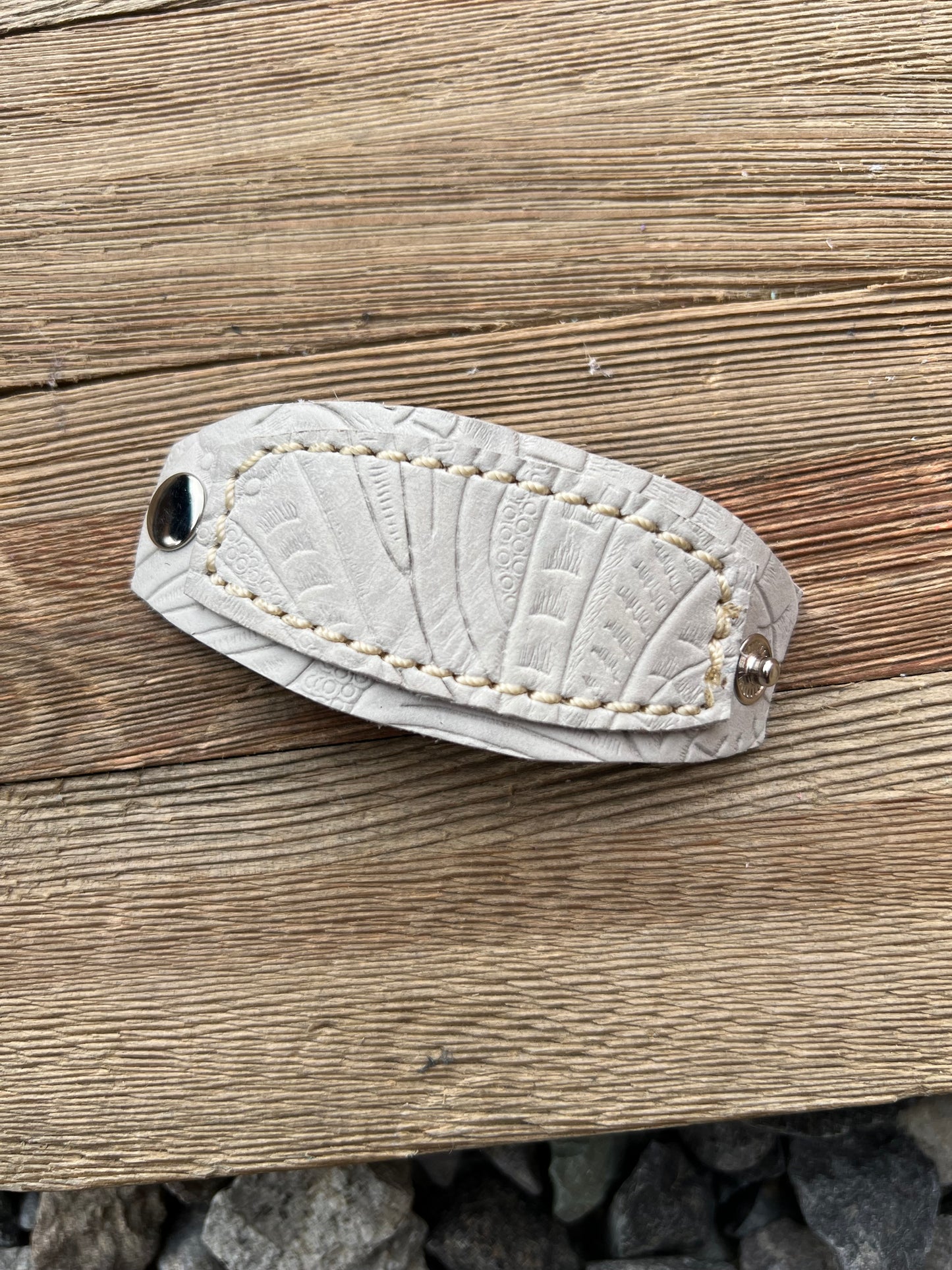 Leather Slide for Wild Rag/Scarf