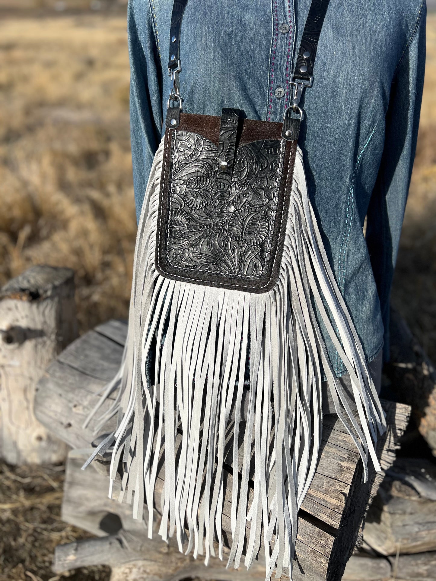 Cellphone Crossbody with Fringe