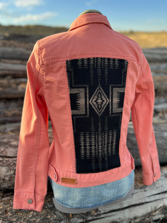 Light Coral Jacket with Pendleton ~Ladies M
