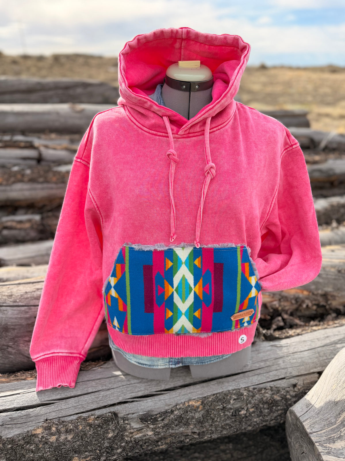 CROP Hoodie Sweatshirt - Small