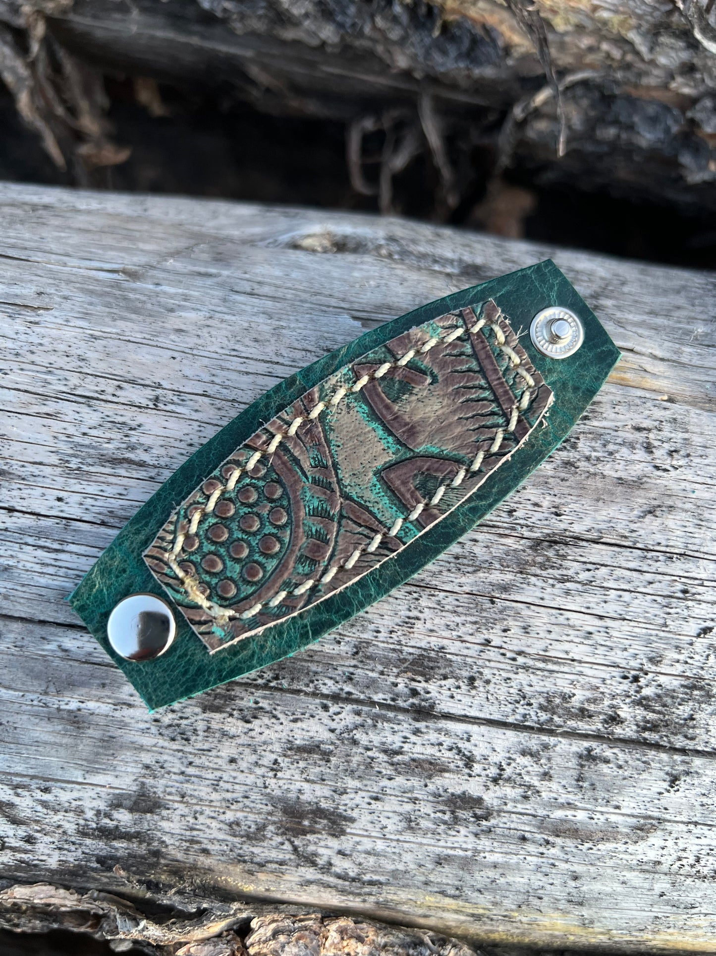 Leather Slide for Wild Rag/Scarf