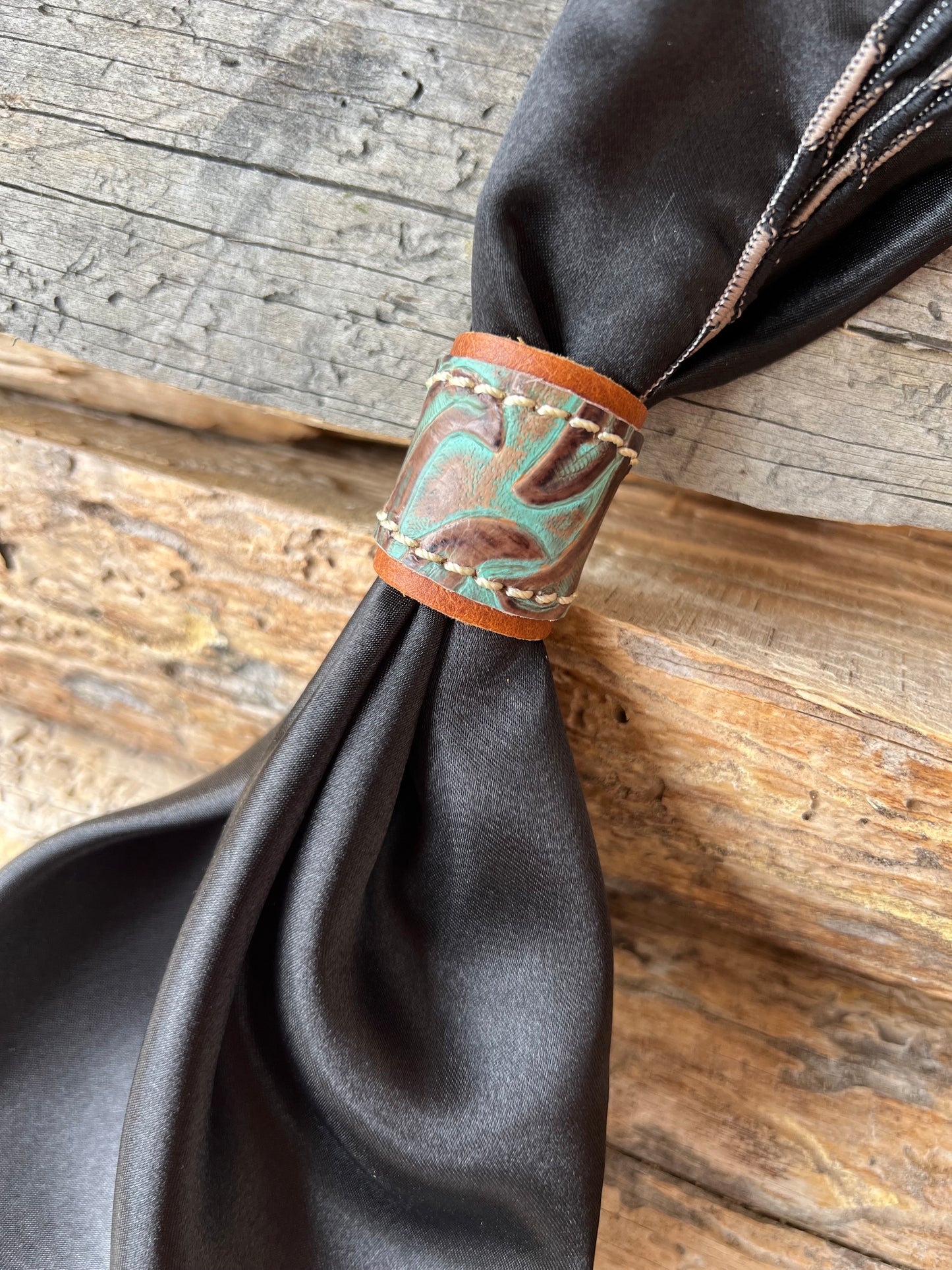 Leather Slide for Wild Rag/Scarf