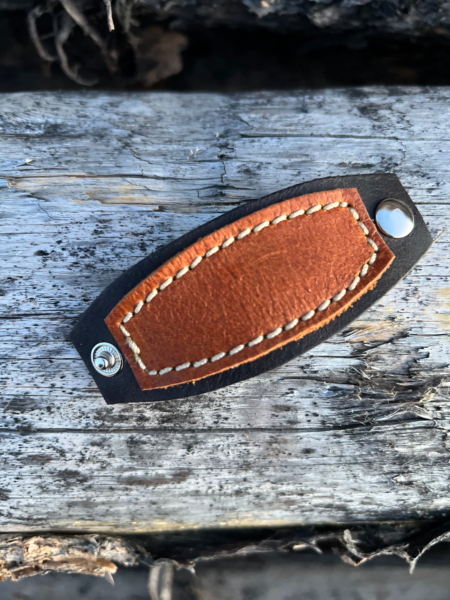 Leather Slide for Wild Rag/Scarf