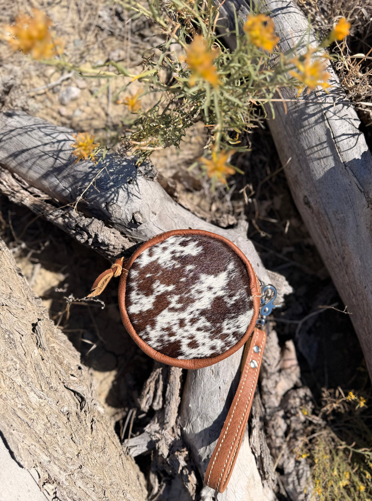 Mini Round Wristlet