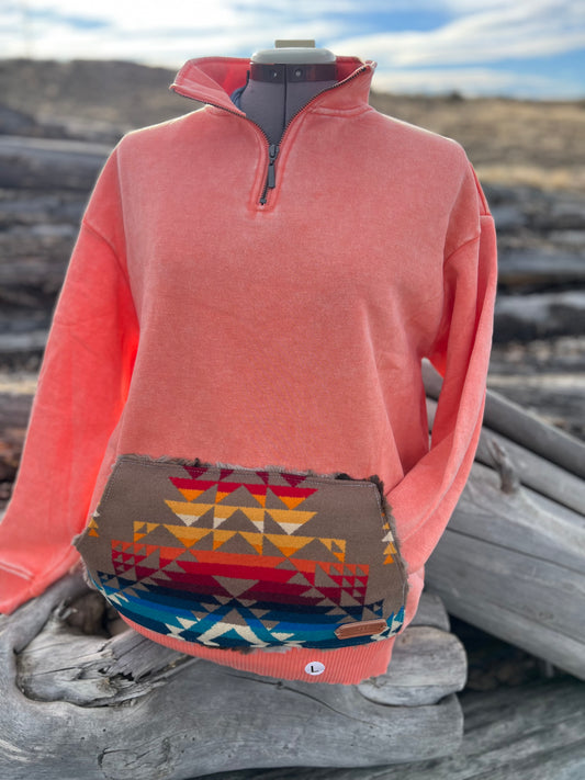 1/4 Zip Sweatshirt - Large