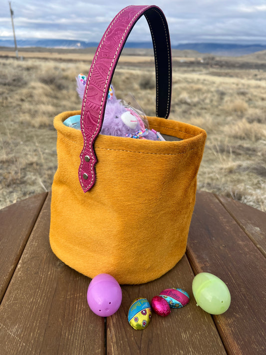 Leather Basket - Full Size