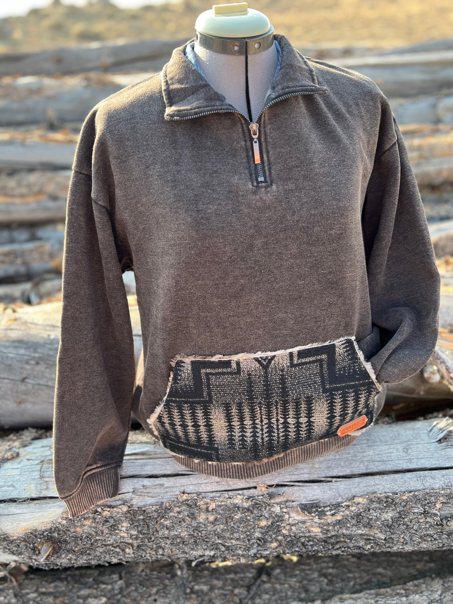 1/4 Zip Sweatshirt - Large