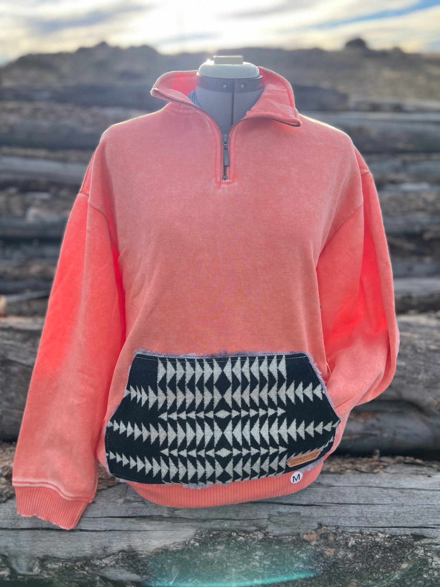 1/4 Zip Sweatshirt - Medium