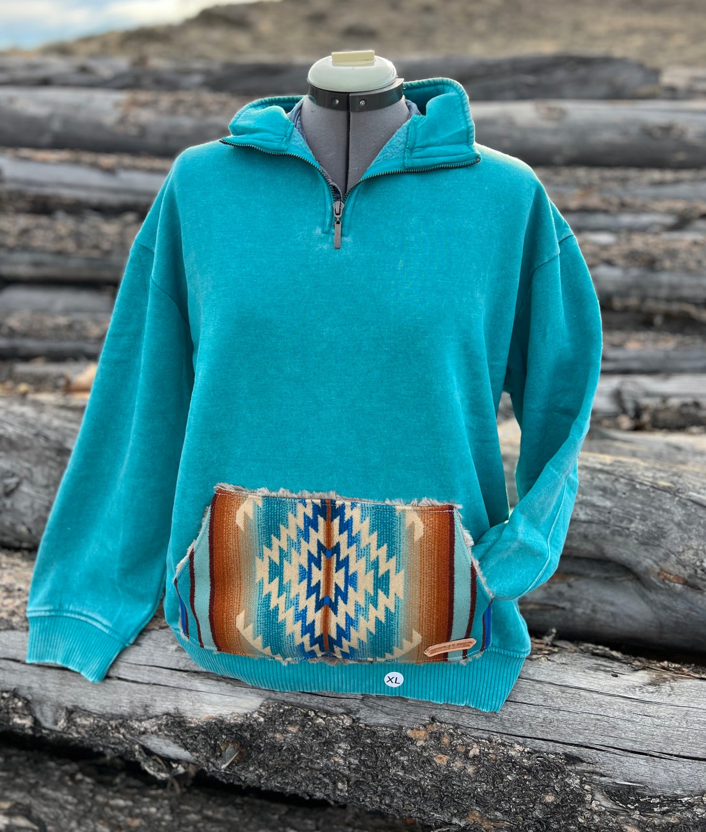 1/4 Zip Sweatshirt - 1X