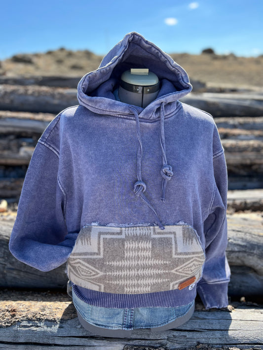 CROP Hoodie Sweatshirt - Small