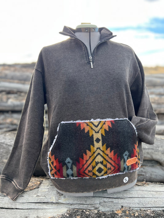 1/4 Zip Sweatshirt - Small