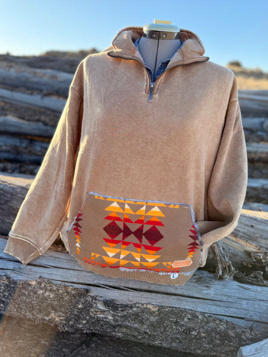 1/4 Zip Sweatshirt - Large