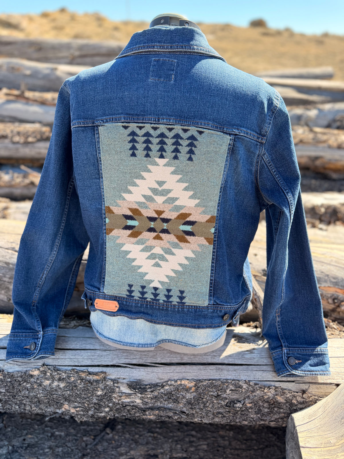 Jean Jacket with Pendleton ~Ladies XL