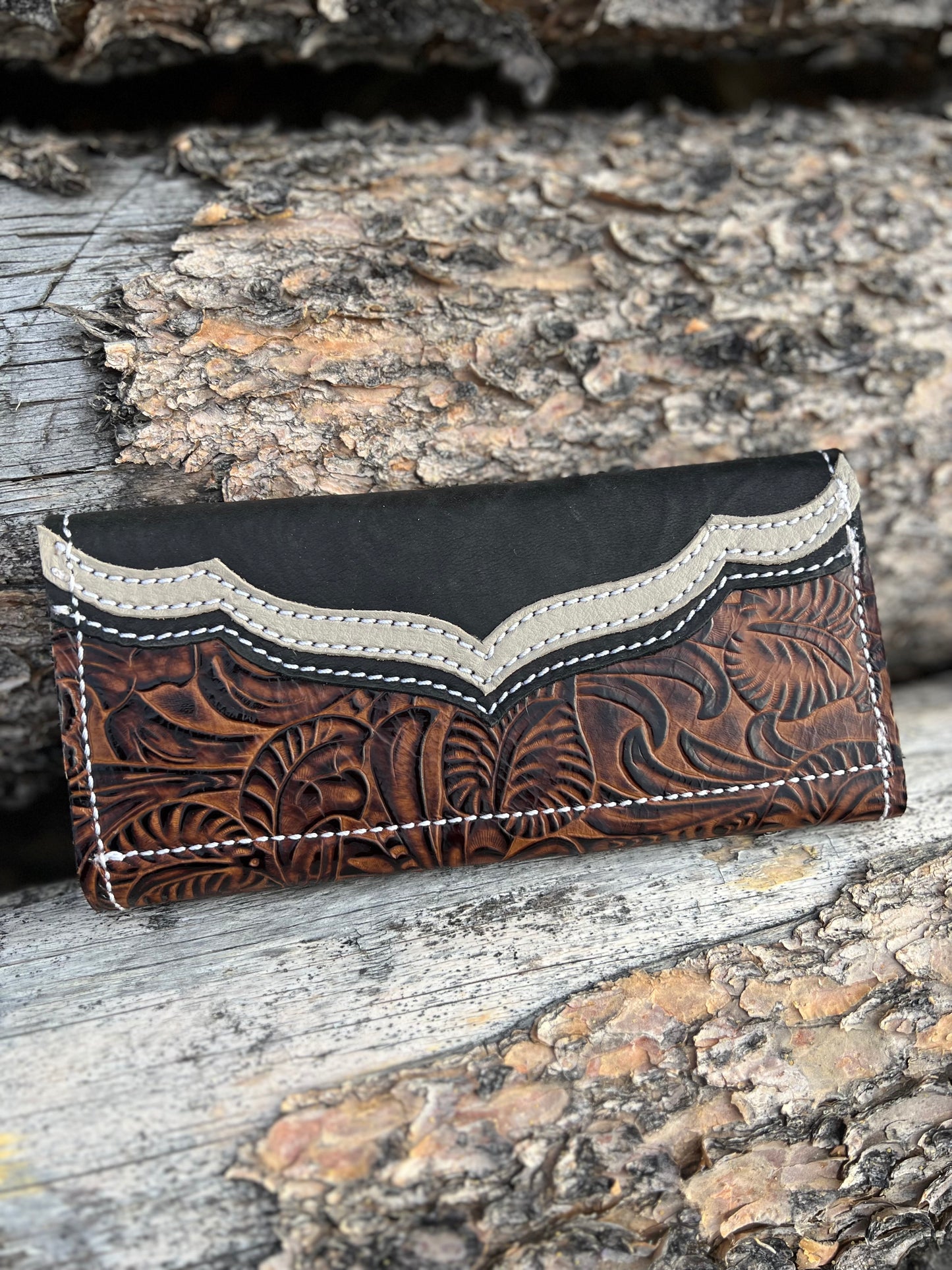 Tri-Fold Leather Wallet