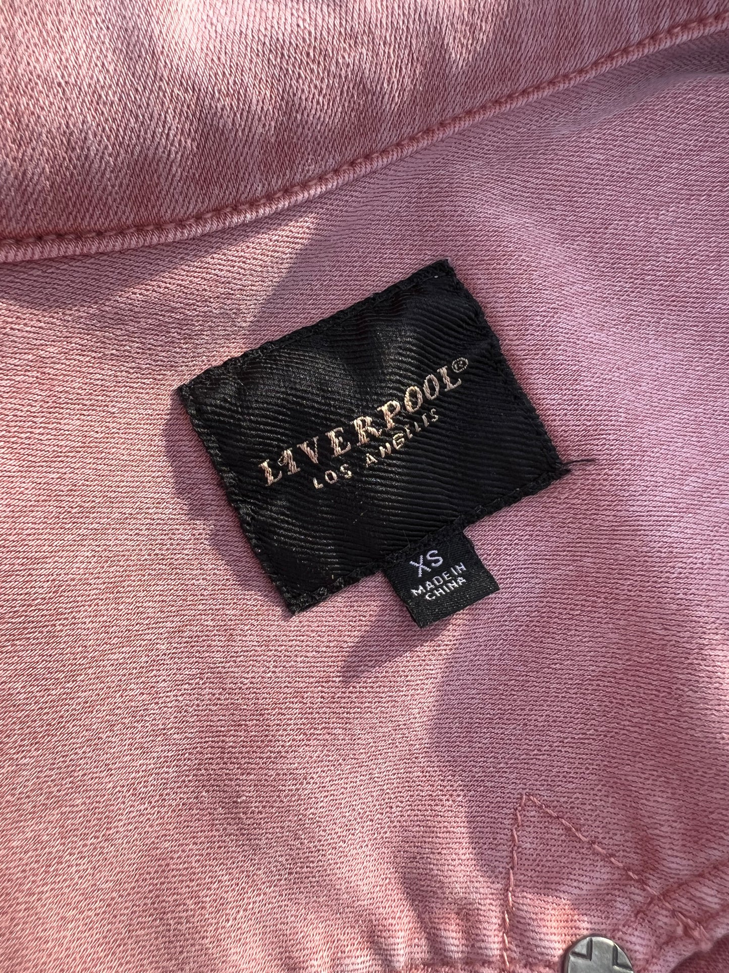 Pink Jacket with Pendleton ~Ladies XS