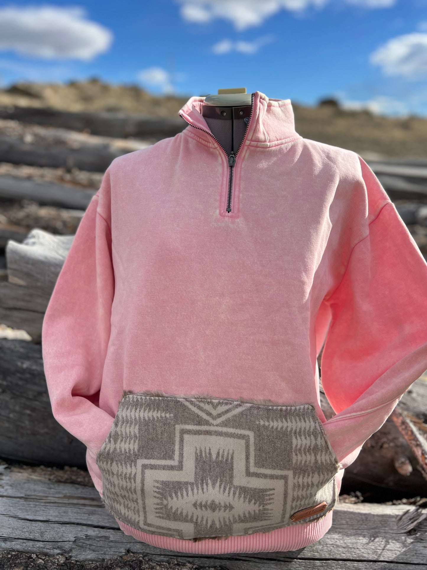 1/4 Zip Sweatshirt - Medium