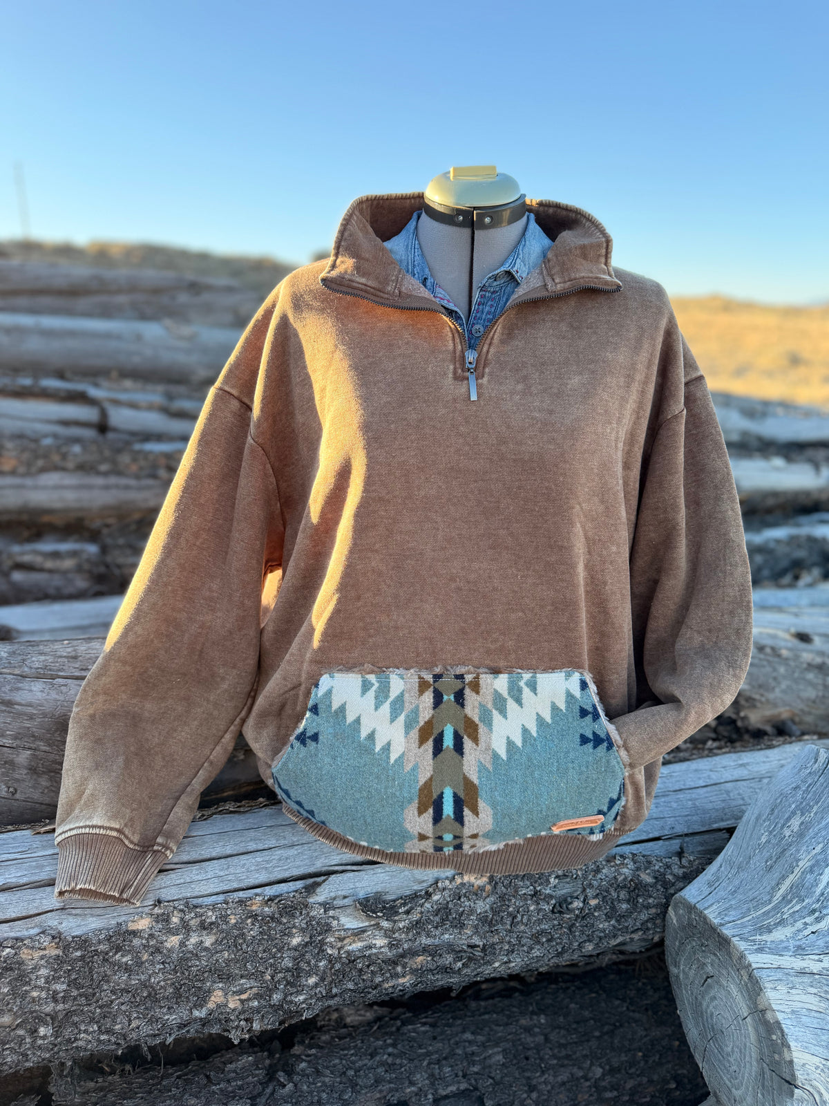 1/4 Zip Sweatshirt - XL