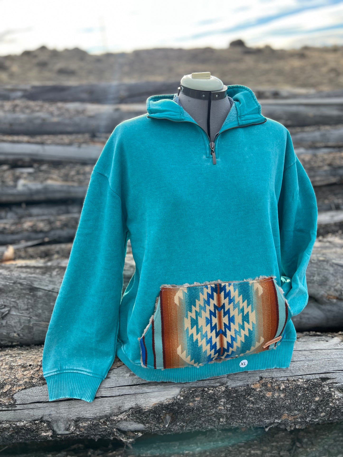 1/4 Zip Sweatshirt - 1X