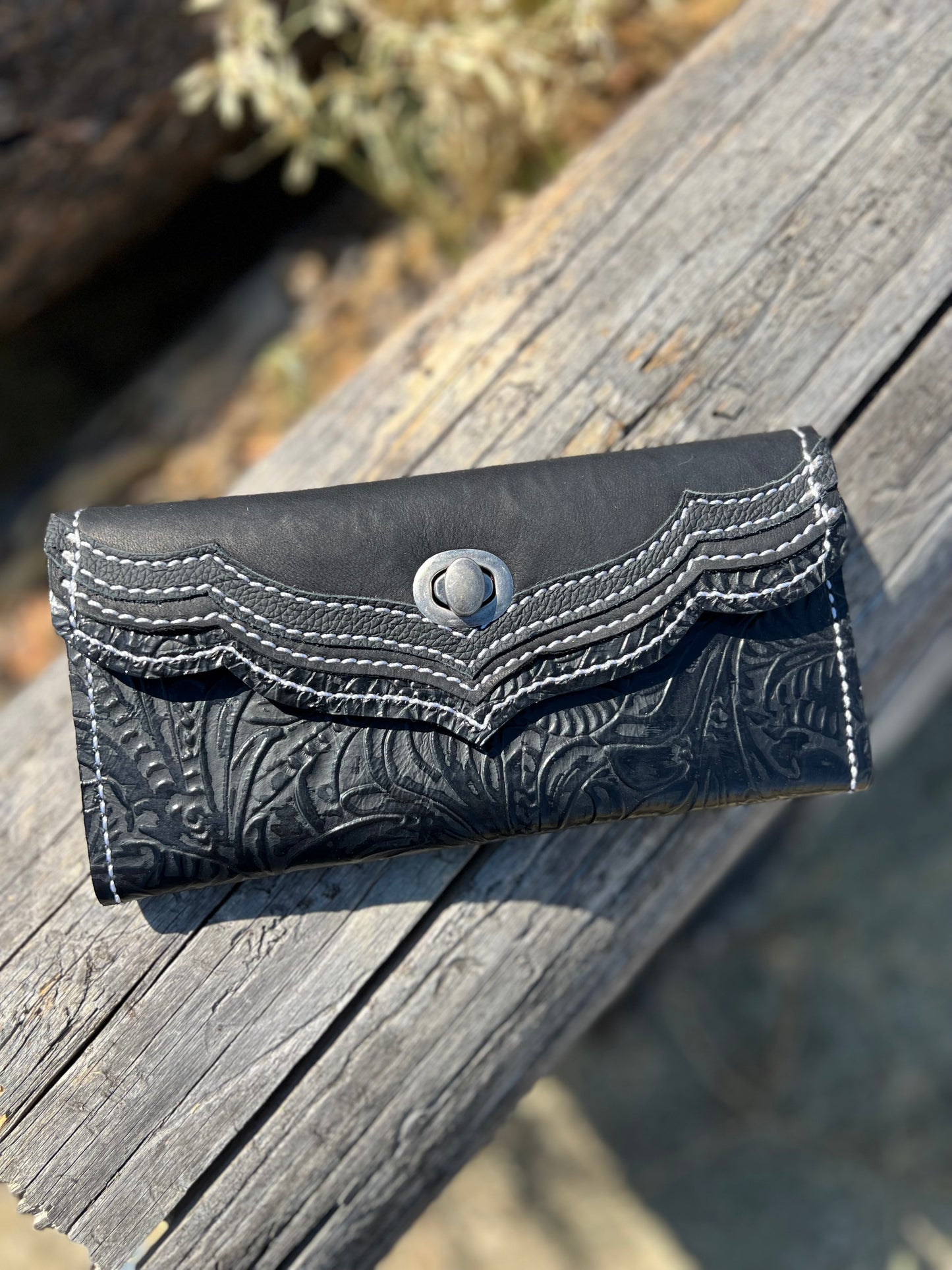 Tri-Fold Leather Wallet