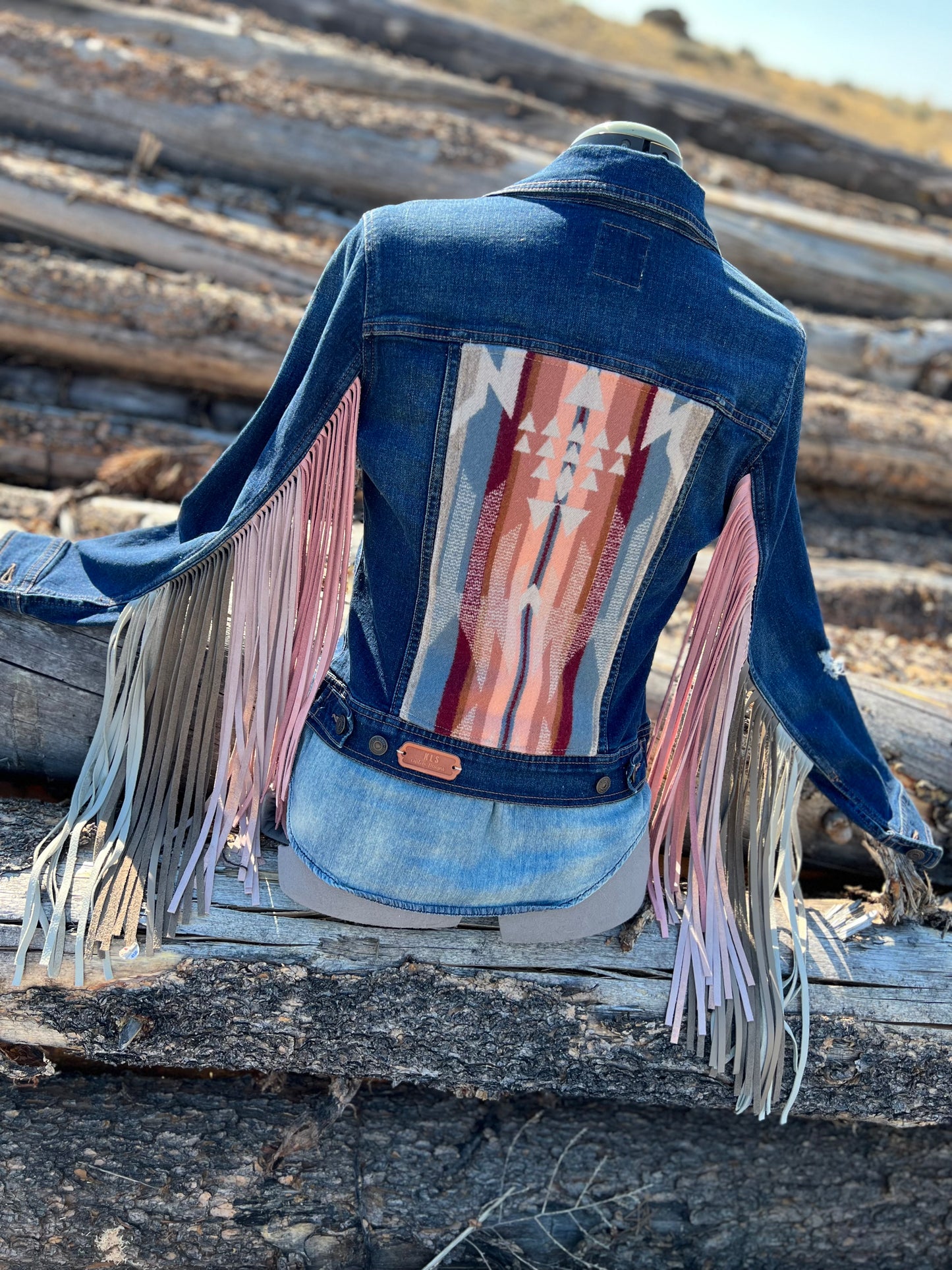 Fringe Jacket with Pendleton ~Ladies M