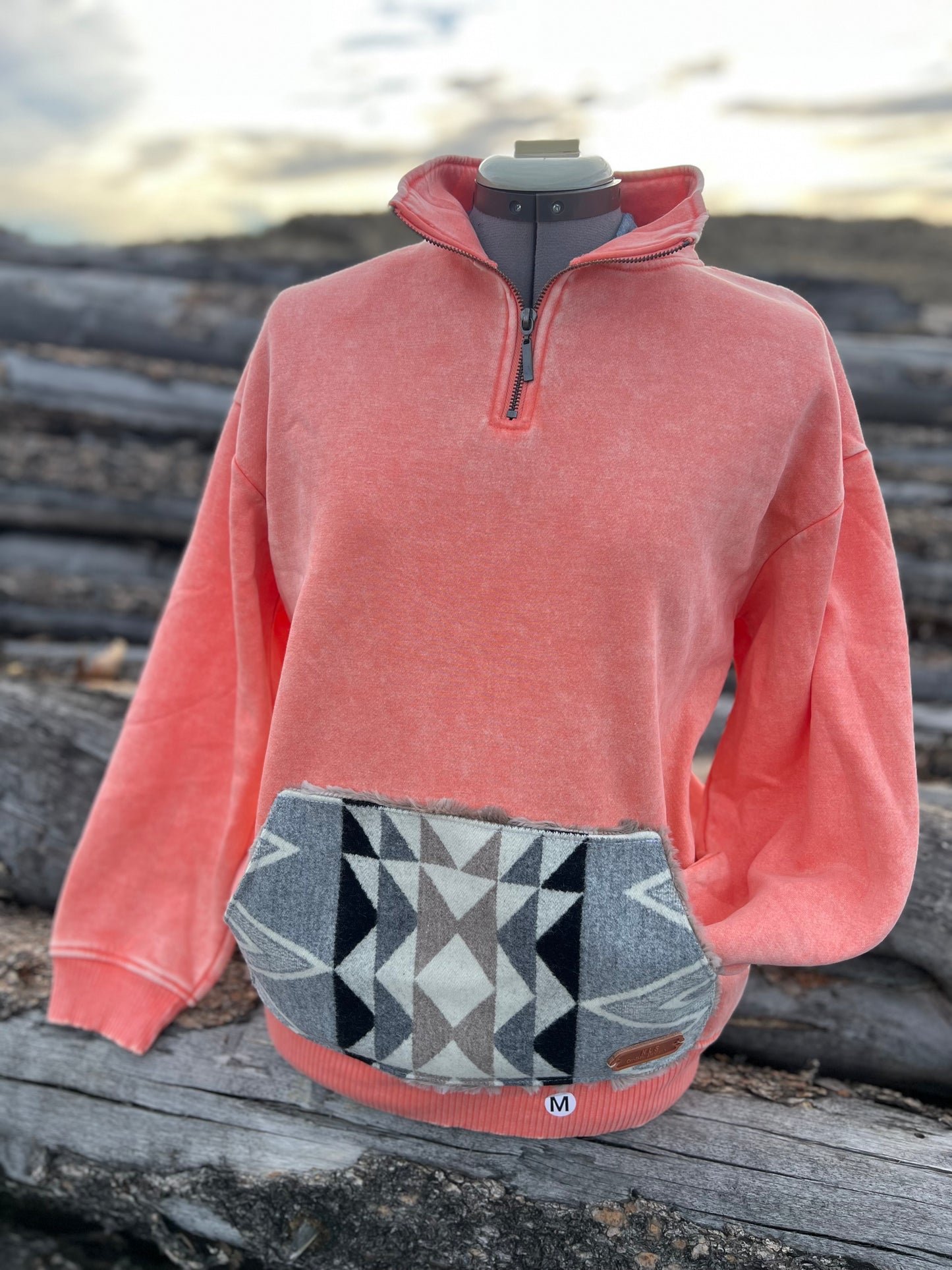 1/4 Zip Sweatshirt - Medium