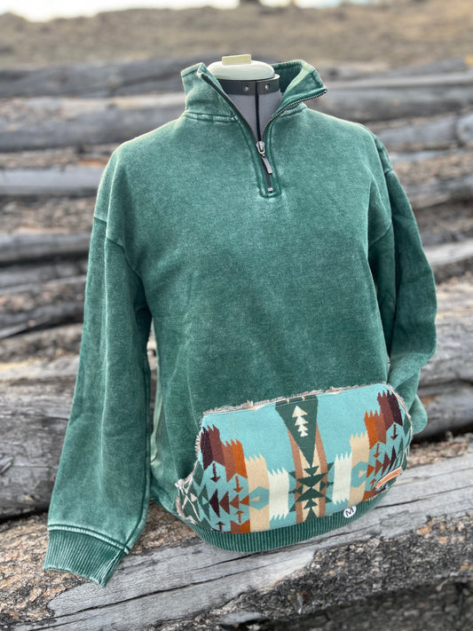 1/4 Zip Sweatshirt - Medium