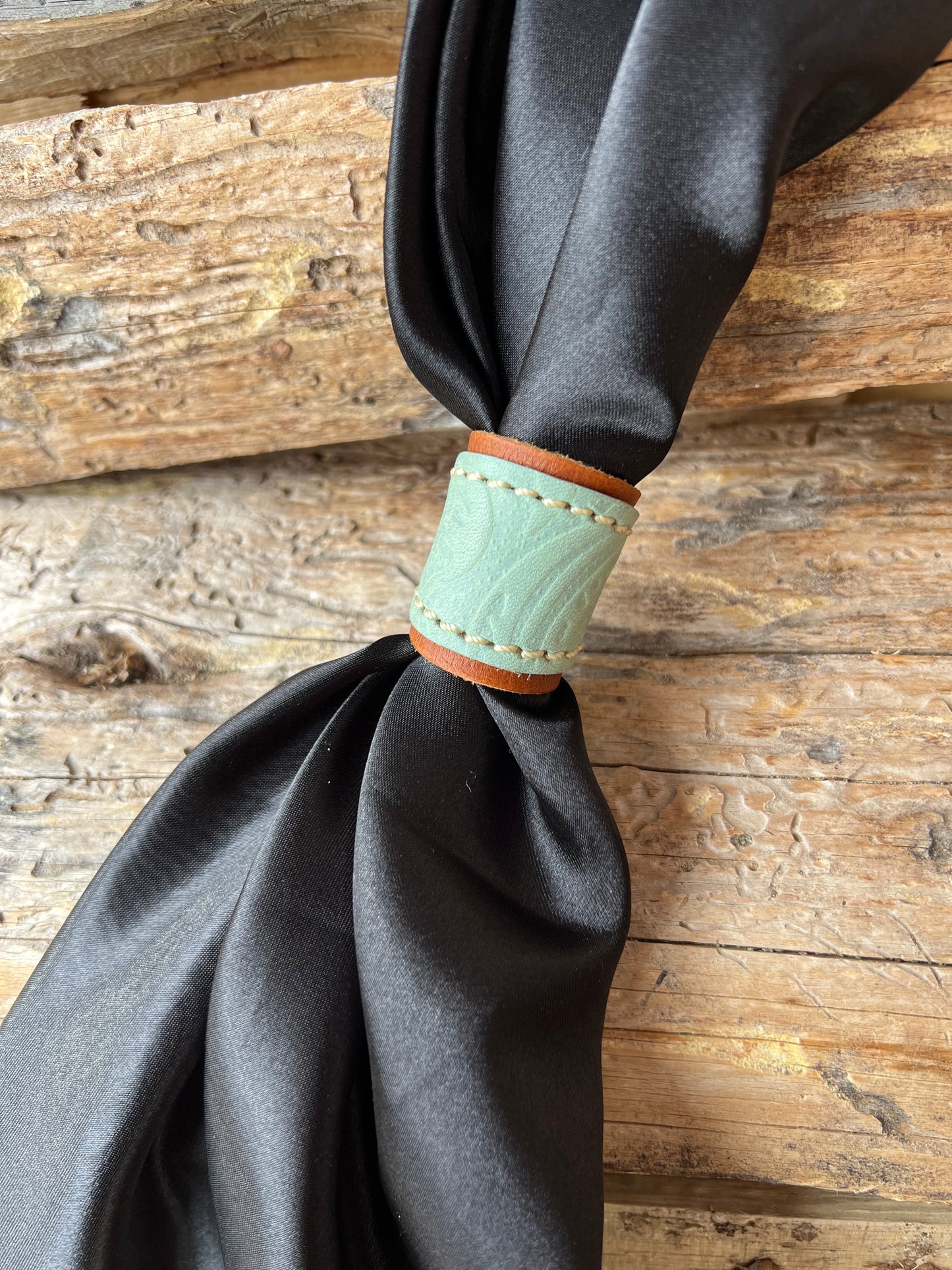 Leather Slide for Wild Rag/Scarf