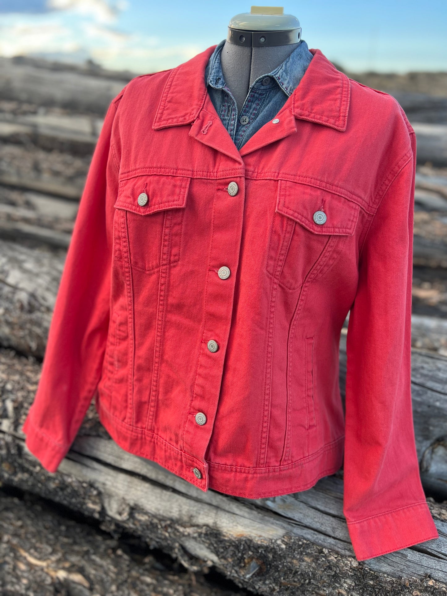Coral Jacket with Pendleton ~Ladies XXL