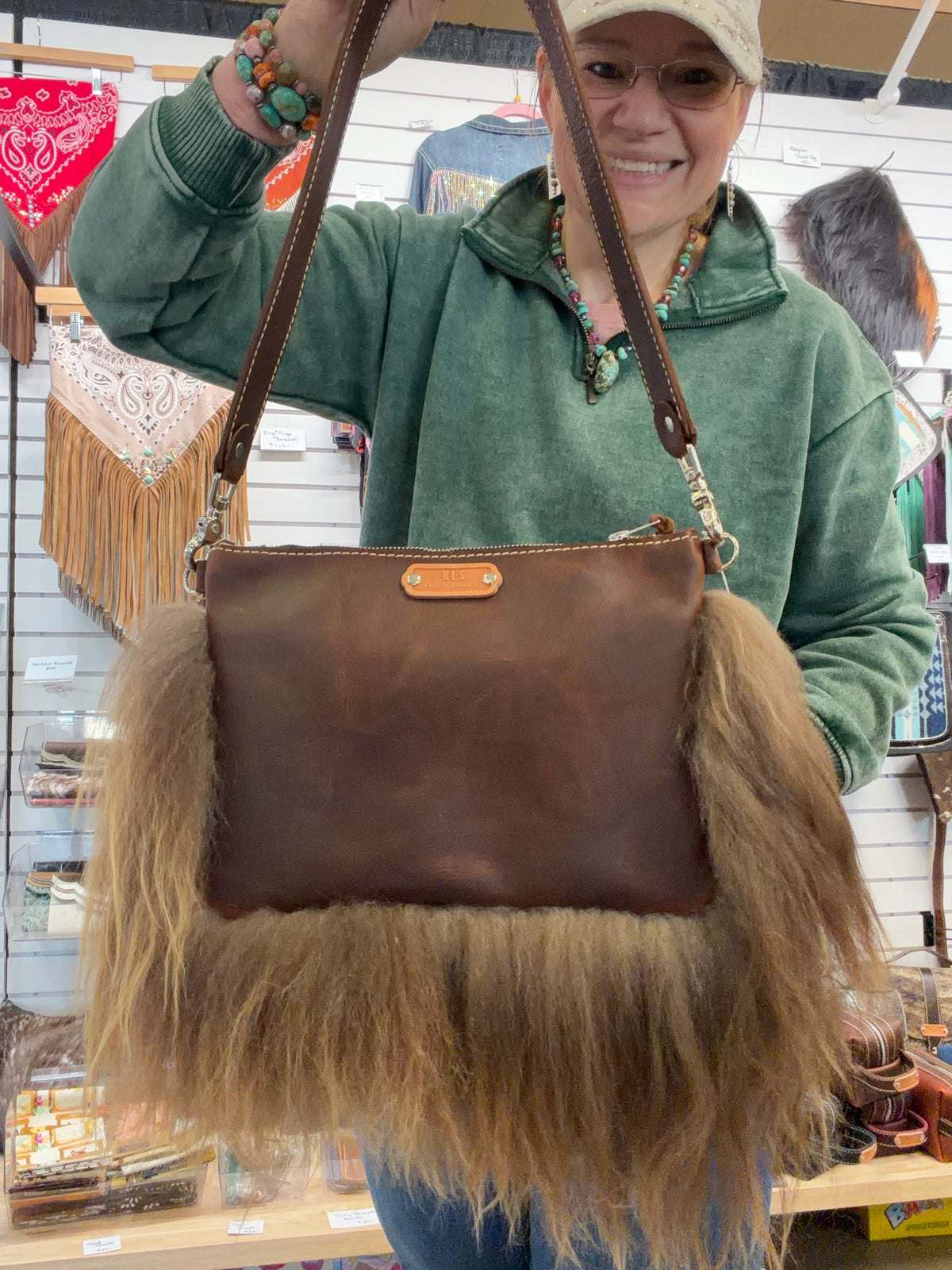 Mongolian Sheep Shoulder Bag