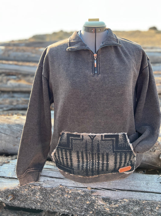 1/4 Zip Sweatshirt - Large