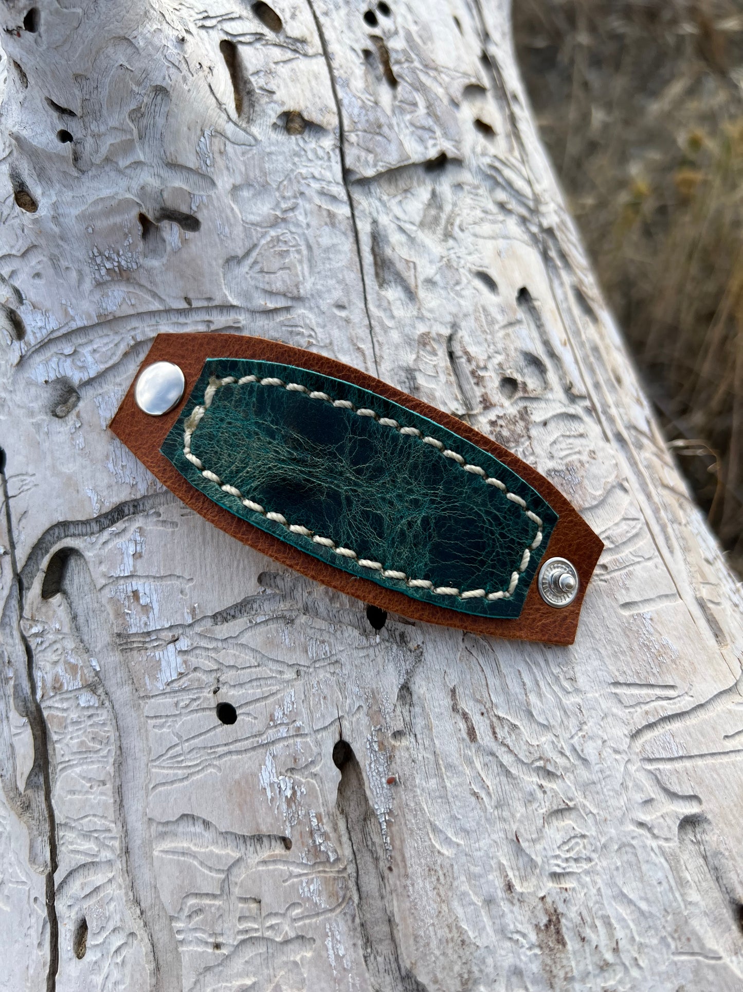 Leather Slide for Wild Rag/Scarf