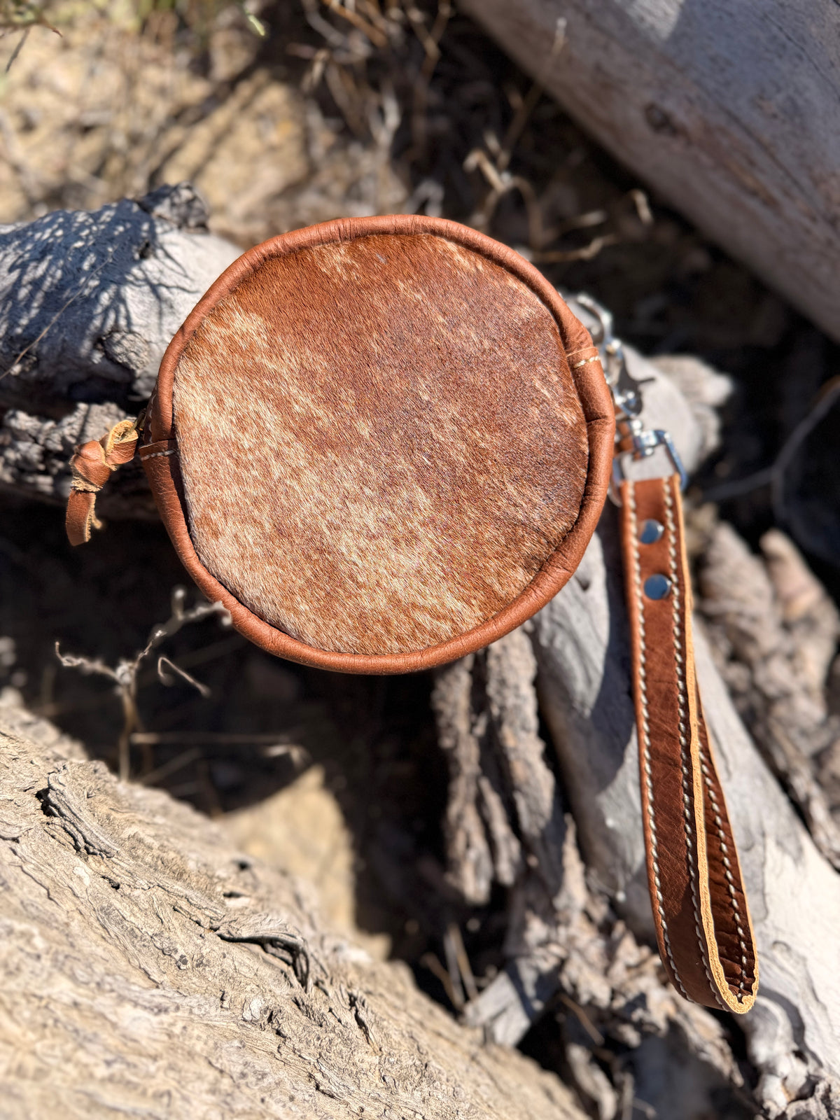 Mini Round Wristlet