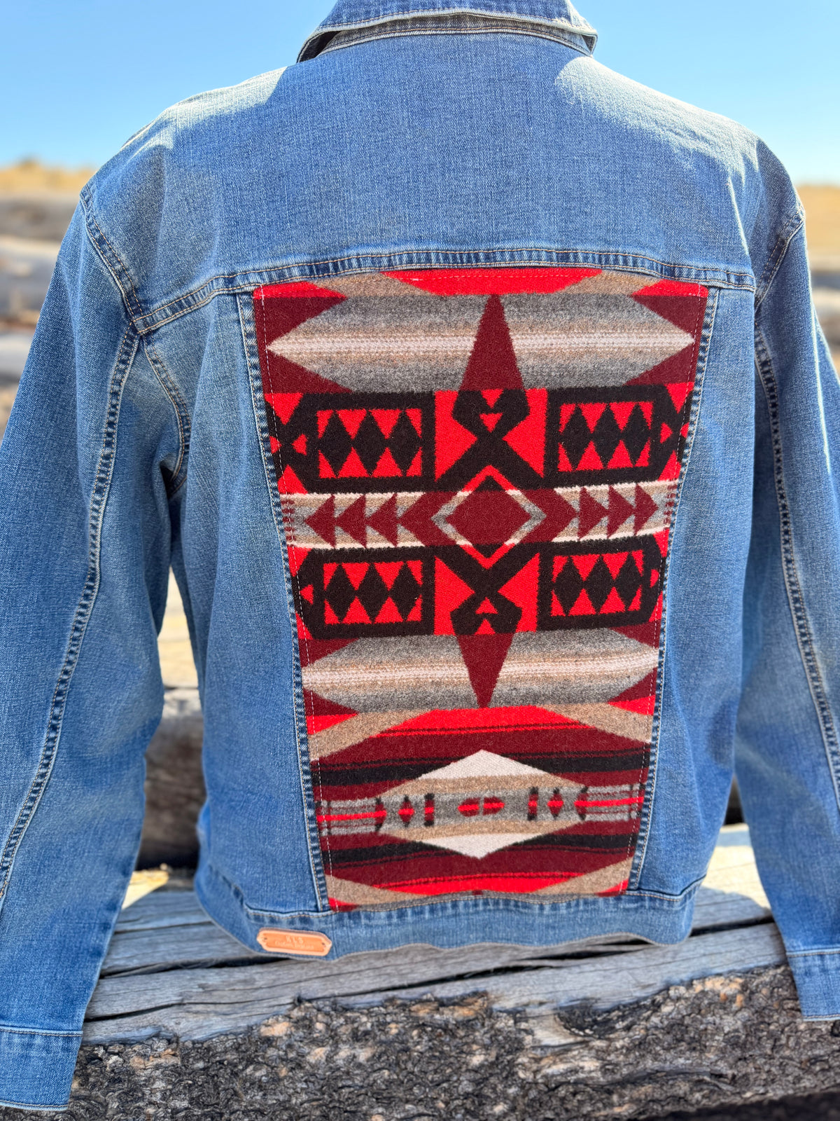 Jean Jacket with Pendleton ~Ladies XL
