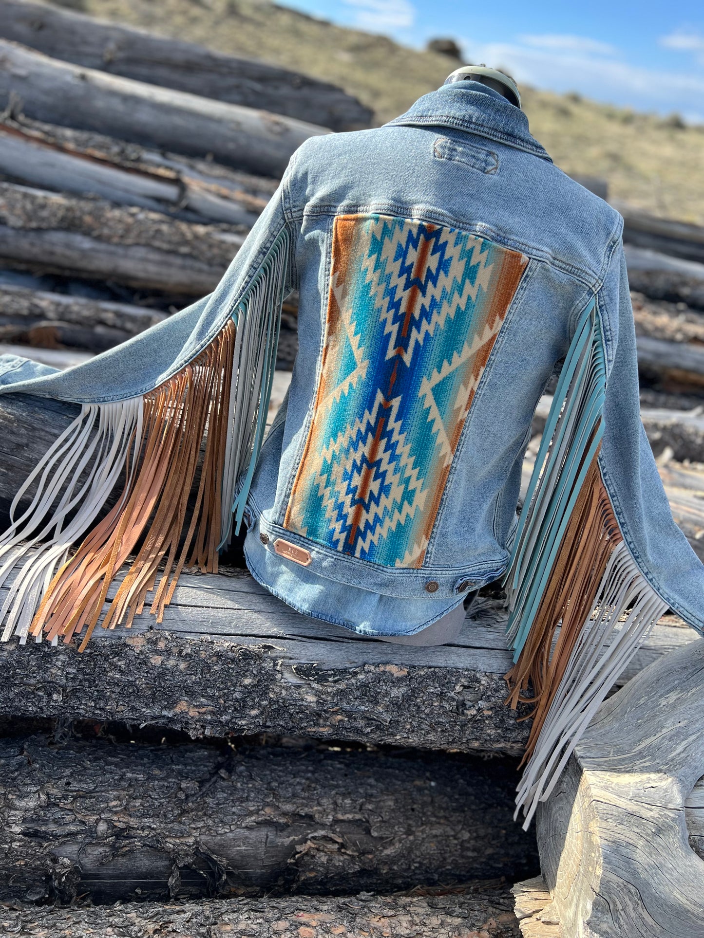 Fringe Jacket with Pendleton ~Ladies S/M