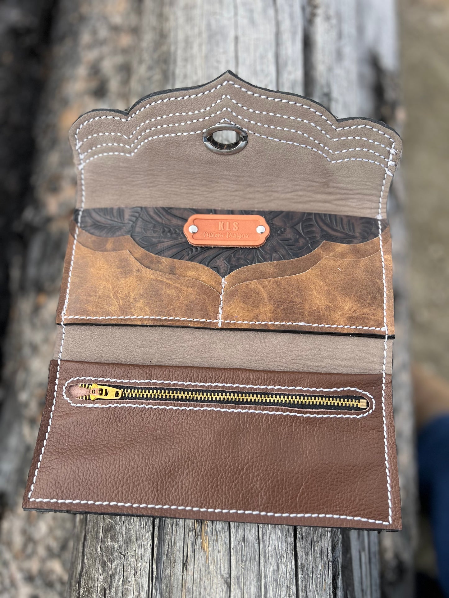 Tri-Fold Leather Wallet