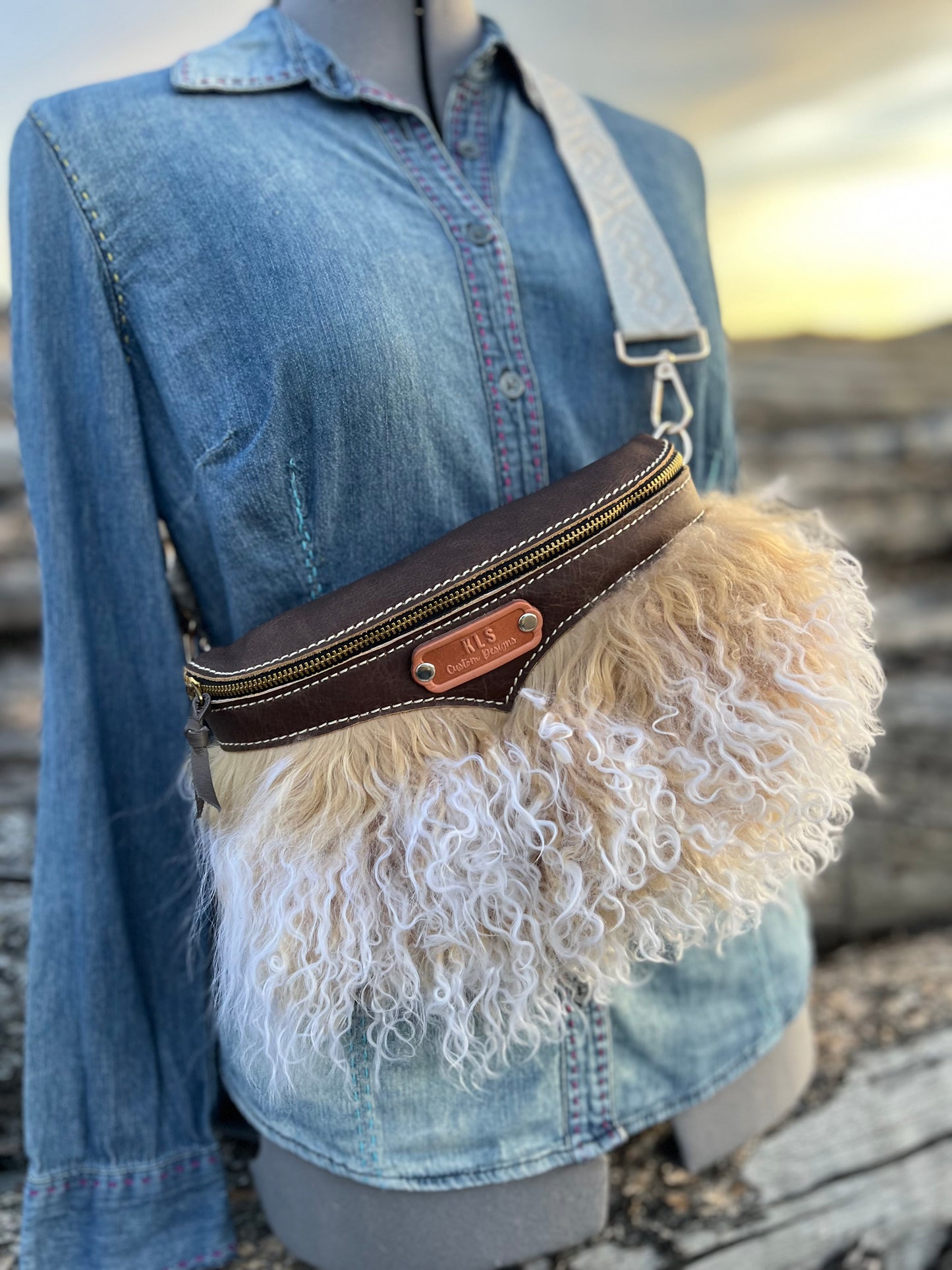 Sling Bag - Tibetan Lamb