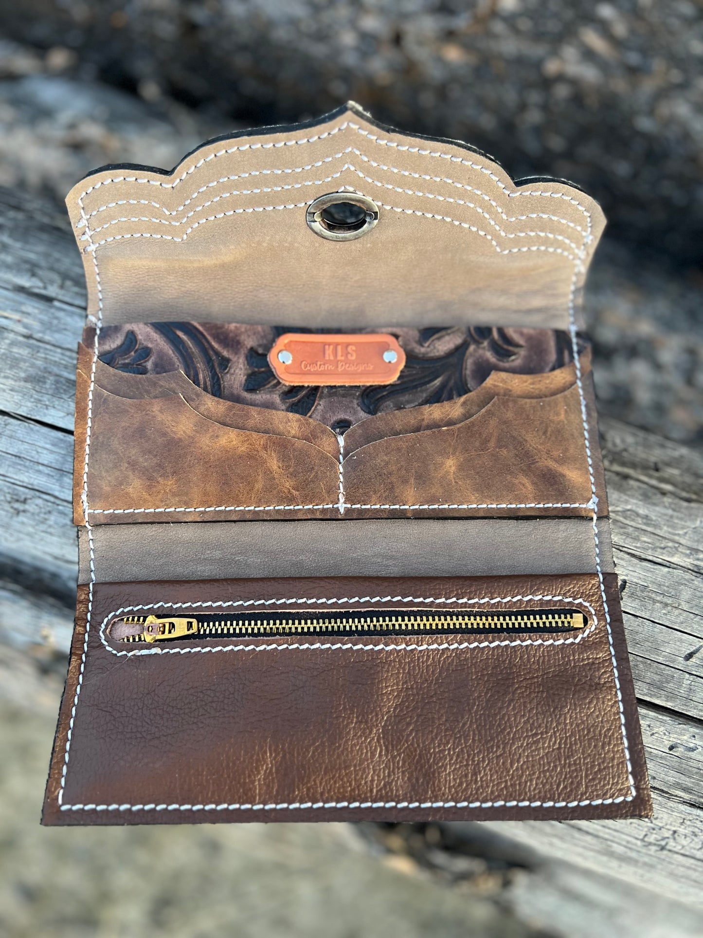 Tri-Fold Leather Wallet