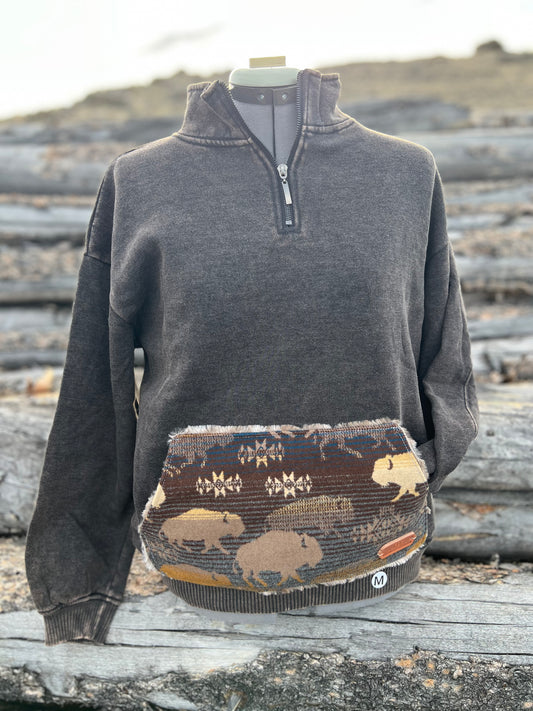 1/4 Zip Sweatshirt - Medium