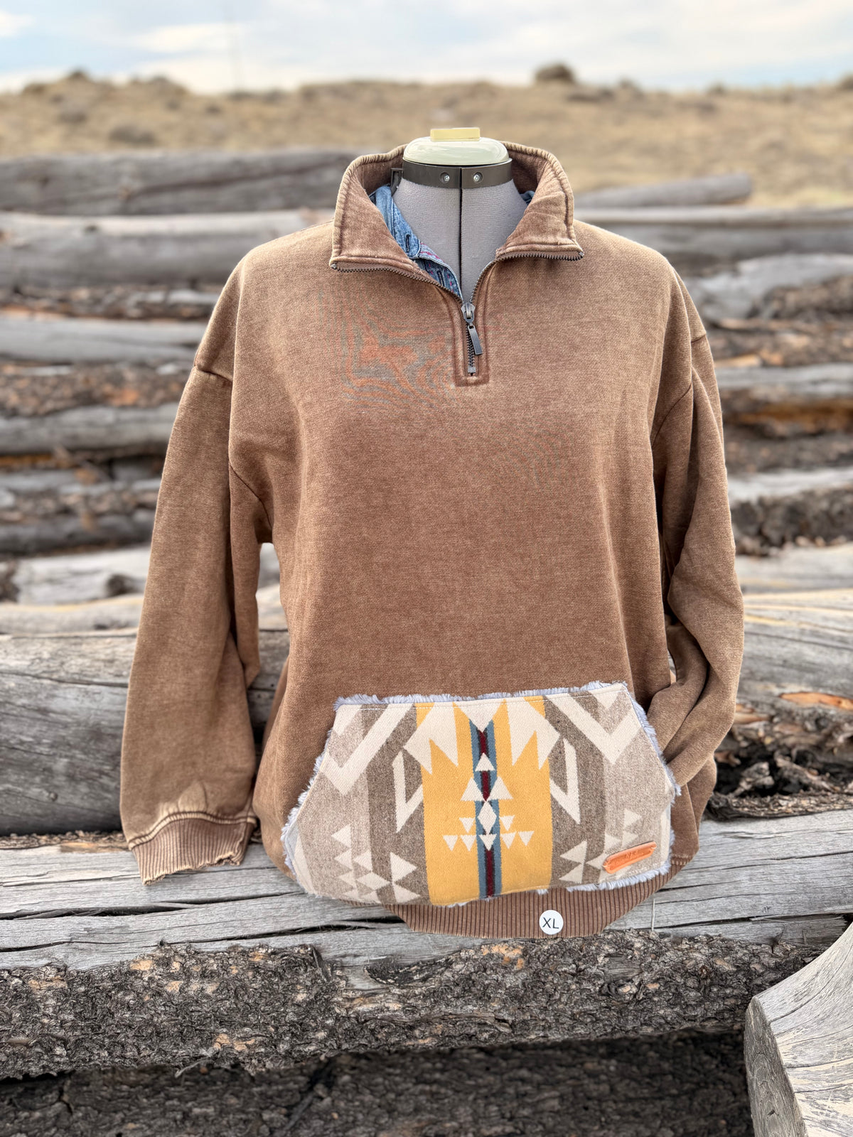 1/4 Zip Sweatshirt - XL