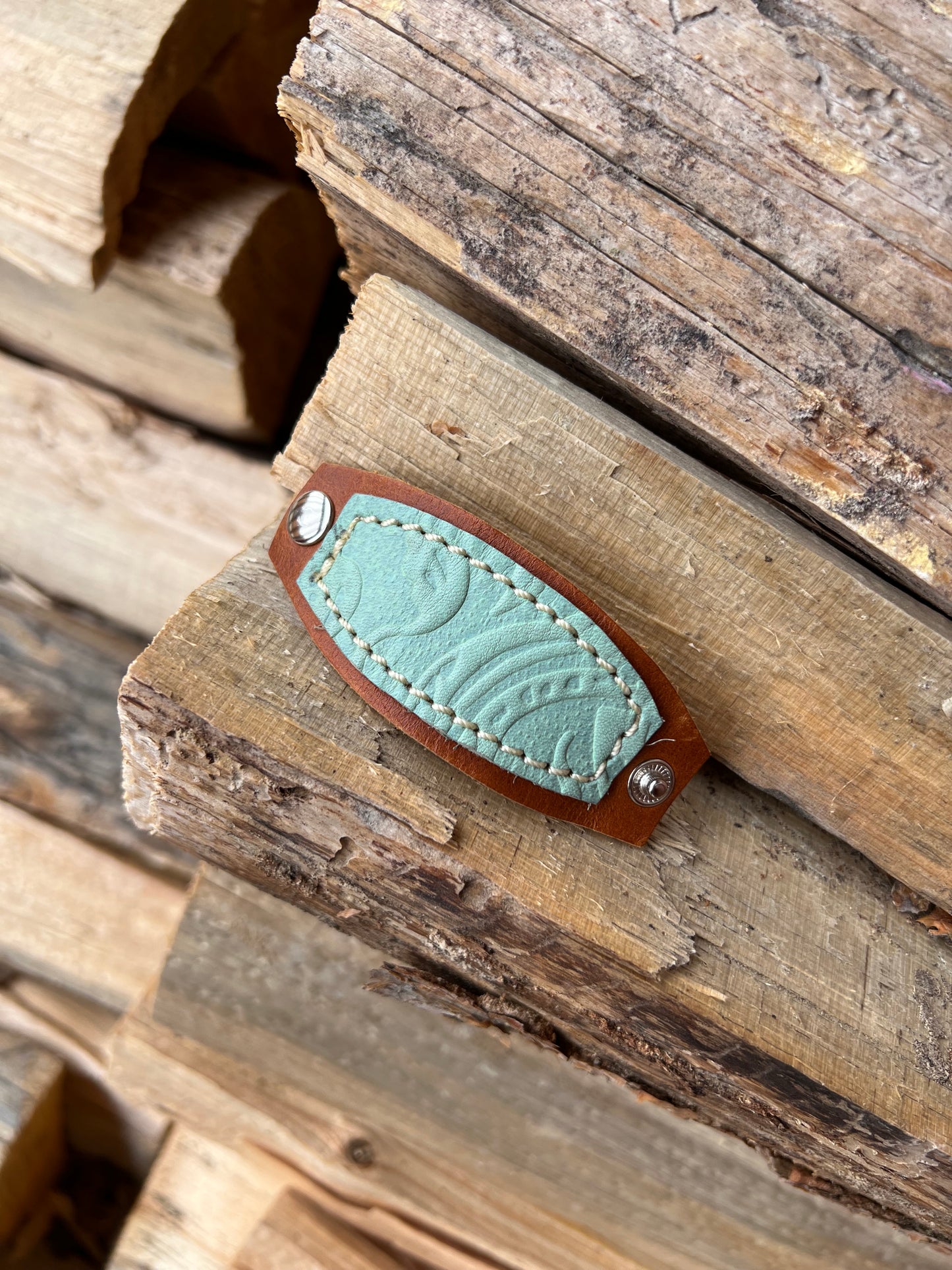 Leather Slide for Wild Rag/Scarf